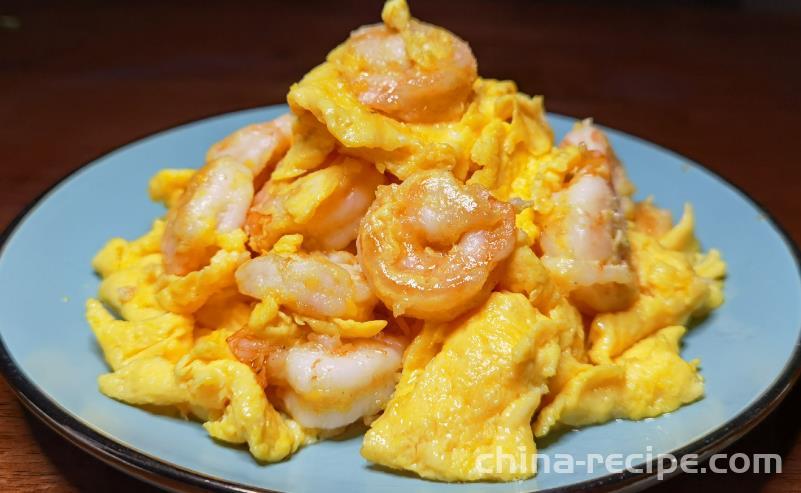 The recipe for making shrimp and egg