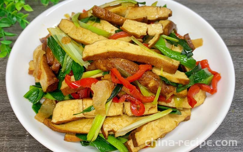 How to stir fry dried tofu