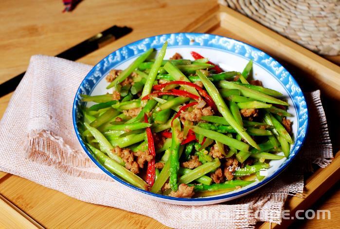 The recipe for bacon and asparagus