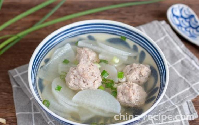 How to make white radish Meat-ball soup