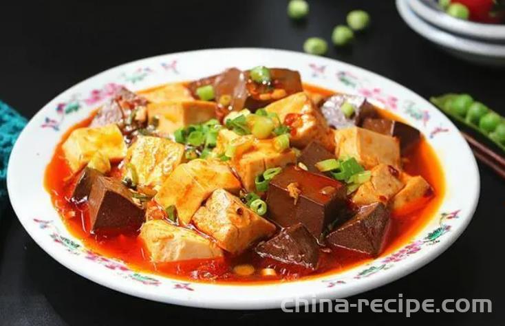 The recipe for double colored tofu