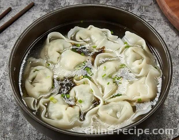 Handmade large Wonton with fresh meat