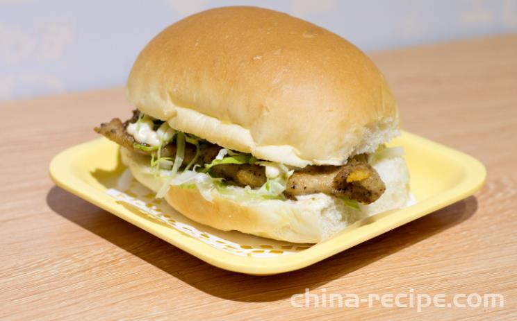 The method of making Chinese style pork chop buns