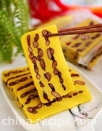 The recipe for Beijing's specialty snack Huangmi Mian Nian Gao