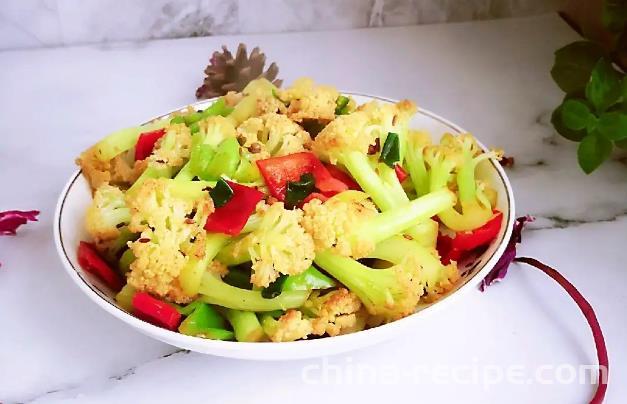 The method of making cumin cauliflower