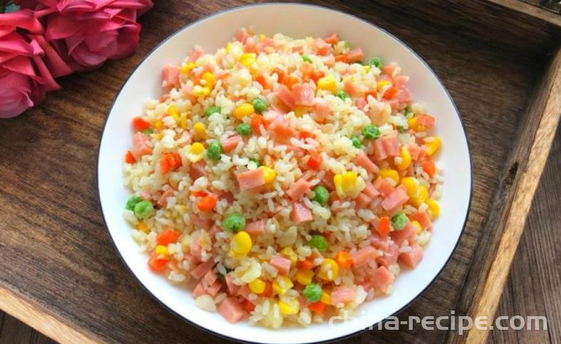 Practice of Colorful Fried Rice