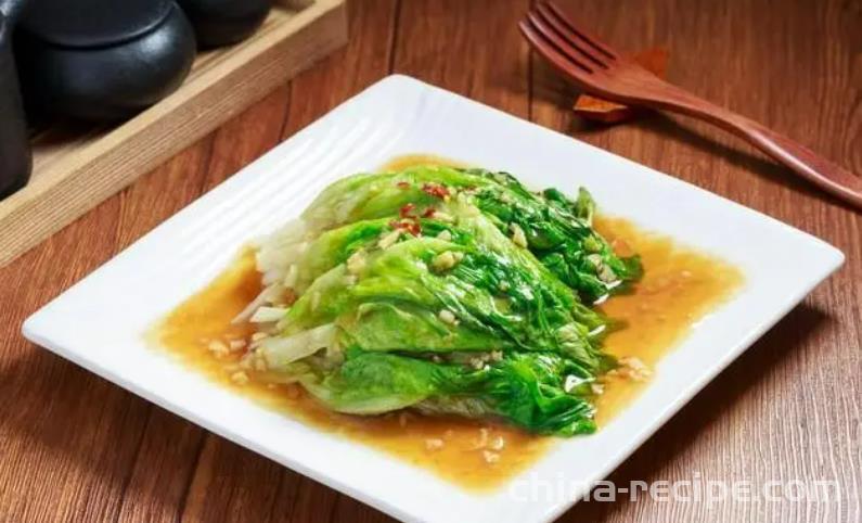 The recipe for oyster sauce lettuce