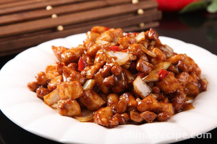 Recipe for sauce fried diced chicken