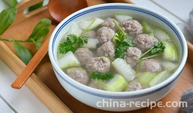 How to make three fresh Meat-ball soup