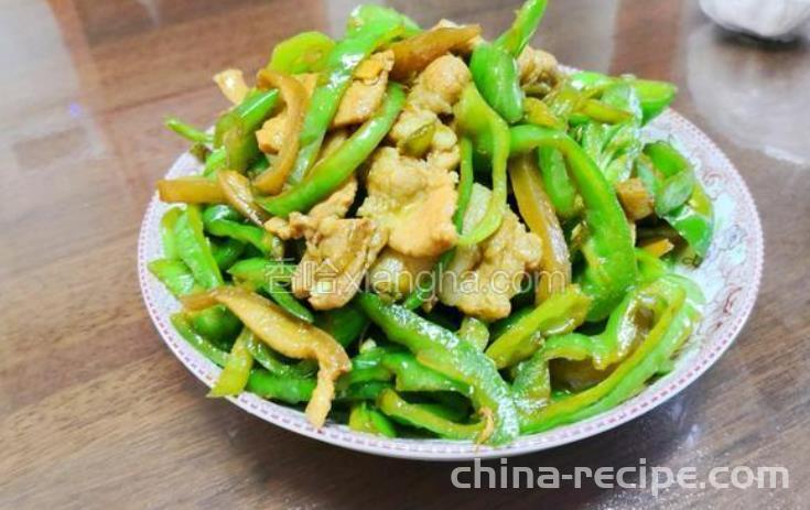 The recipe for stir frying pork slices with Sichuan pepper, a must-have for lazy people