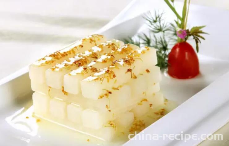 The recipe for osmanthus yam