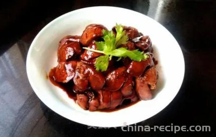 The recipe for braised chicken liver