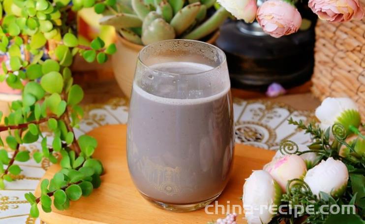 The method of making black bean and black sesame paste