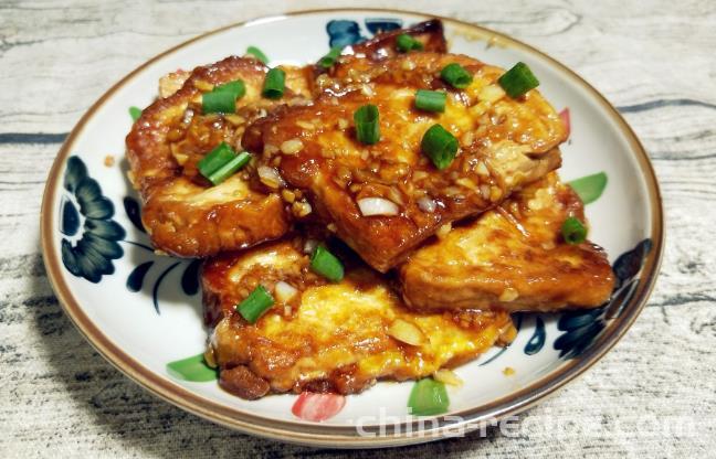 How to make bean curd with oyster sauce