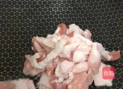 雪菜炒肉片的做法图解3