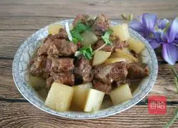 牛肉炖萝卜的做法图解17