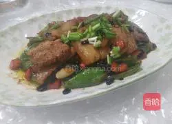 豆豉青椒炒五花肉的做法图解8