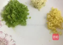 香菇酿肉的做法图解2