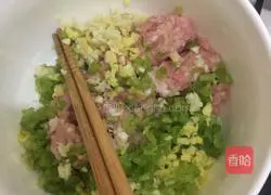 香菇酿肉的做法图解3