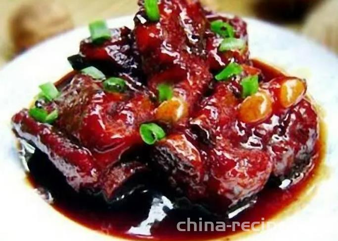 The recipe for Wuxi sauce pork ribs