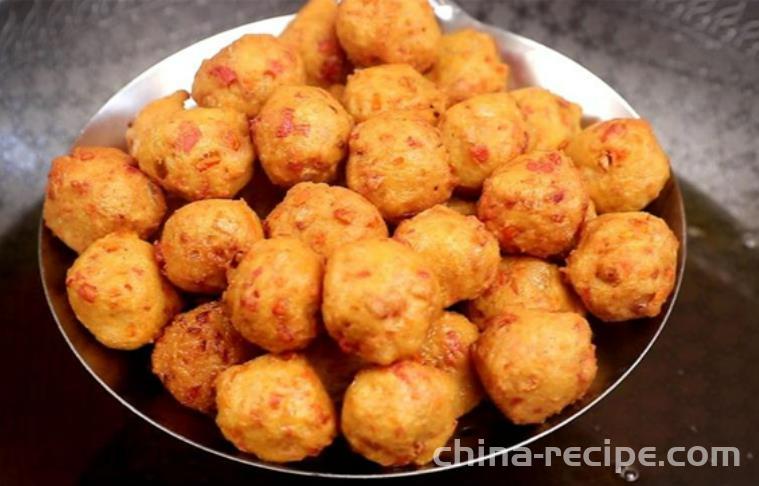 The recipe for tofu balls