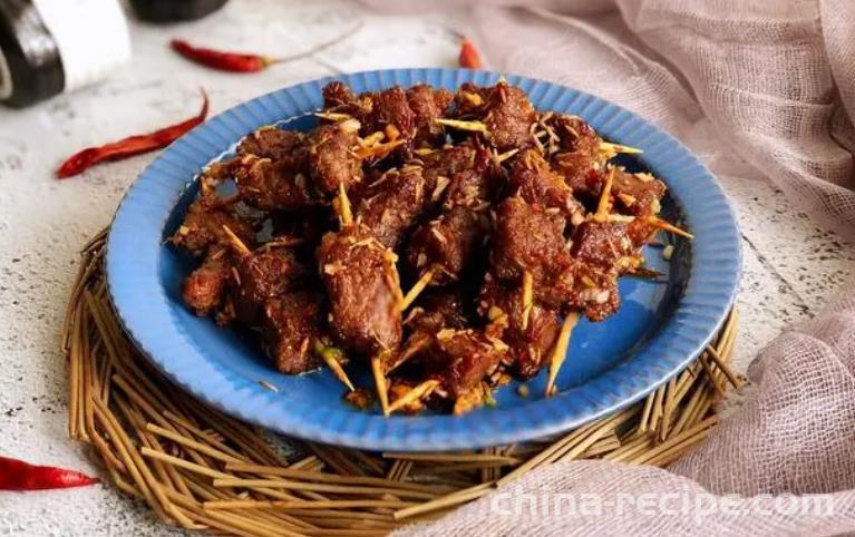 The recipe for toothpick beef