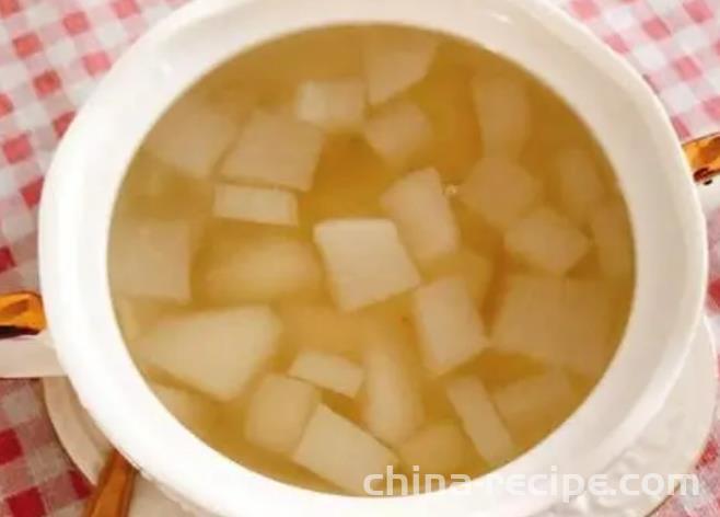 Stewed Radish with snow pear