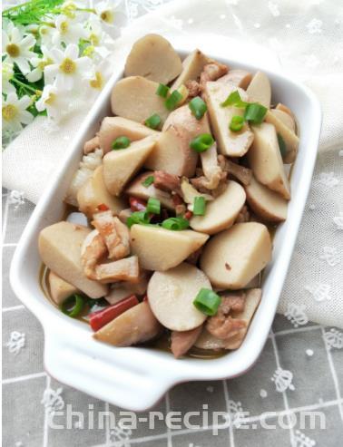 The method of stir frying meat slices in Weitou