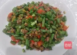 肉末酸菜炒豆角的做法图解9