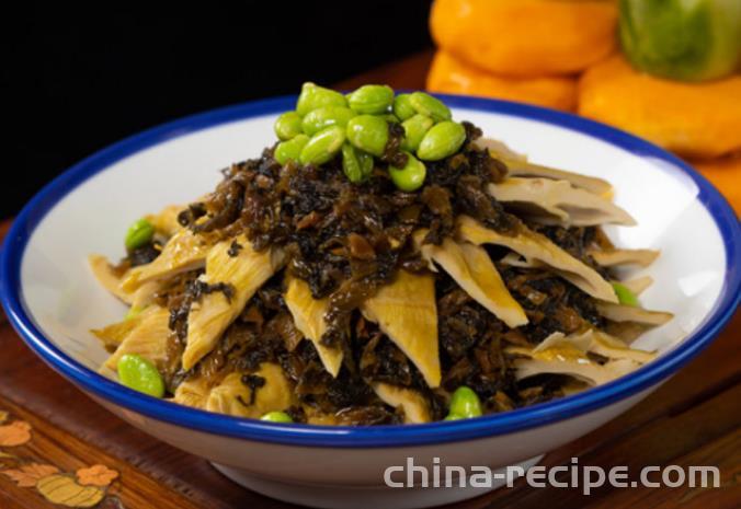 Braised Meigan cai with winter bamboo shoots r wdt ifc