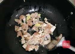 大辣椒干豆腐炒肉的做法图解3