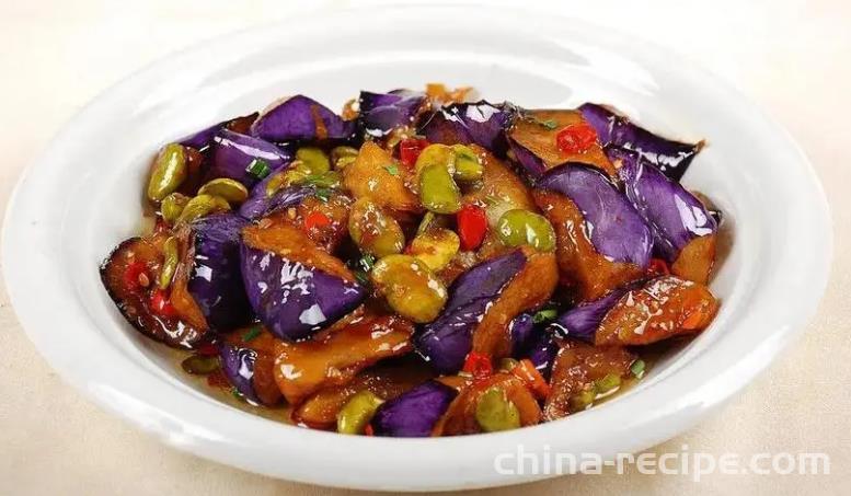 The method of braised eggplant