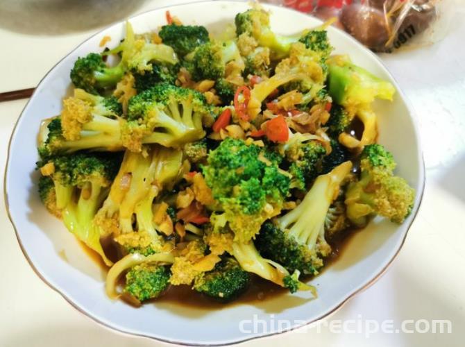 Recipe for sauce broccoli