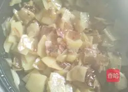 腊肉炒土豆的做法图解4