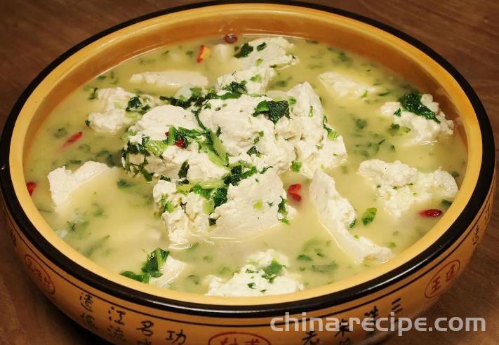 The recipe for stewed tofu with cod