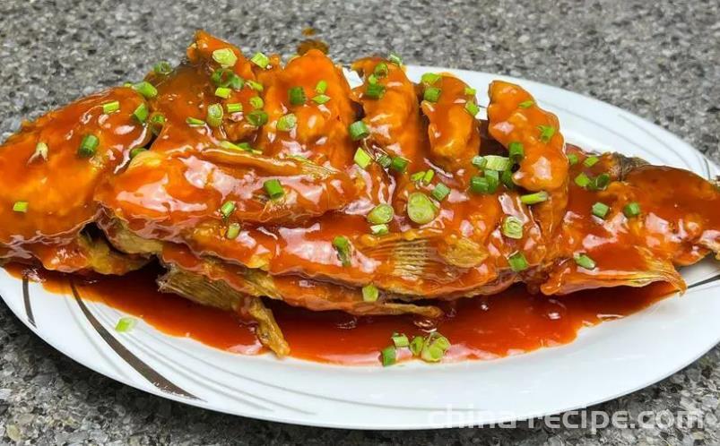 The recipe for sweet and sour carp