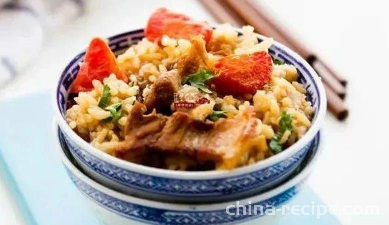 The recipe for lamb stew rice