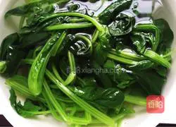 干豆腐拌菠菜的做法图解6