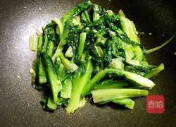 清炒油麦菜的做法图解8