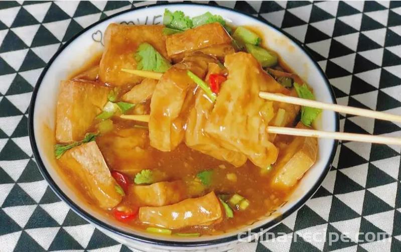 The recipe for sweet and juicy tofu sauce