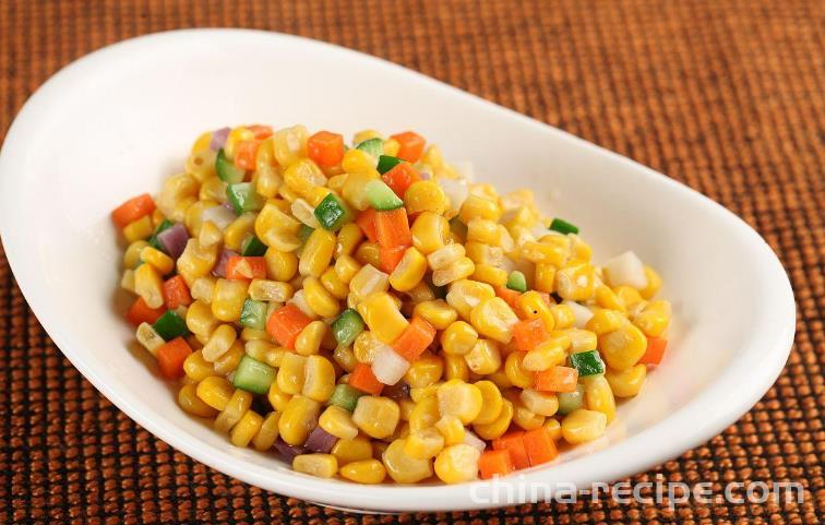 The method of making colorful corn kernels