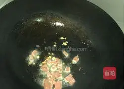 肉丁炒黄豆粒的做法图解6