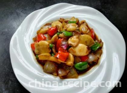 The recipe for sauce fried squid fry