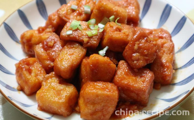 The method of soaking braised tofu