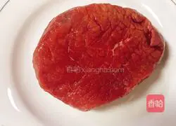 黄芹炒牛肉条的做法图解2