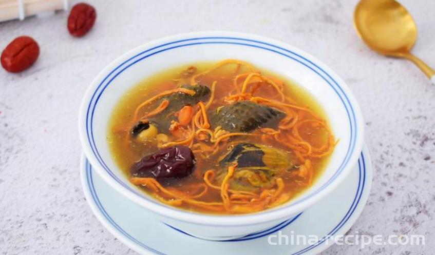 The recipe for Cordyceps Black Chicken Soup