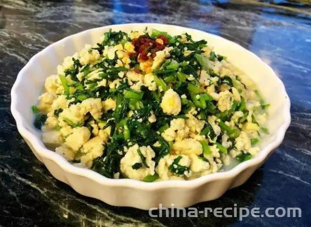 The recipe for making chrysanthemum tofu