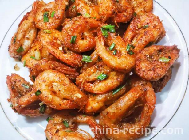 The recipe for salt and pepper shrimp