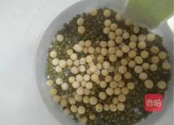 绿豆豆浆的做法图解1