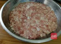 肉饼蒸水蛋的做法图解3